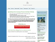 Tablet Screenshot of floridasnursing.org